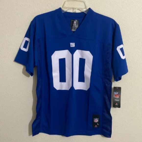 NFL TEAM APPAREL Youth Boys/Girls NY Giants Jersey Shirt L (14/16) - Picture 1 of 7